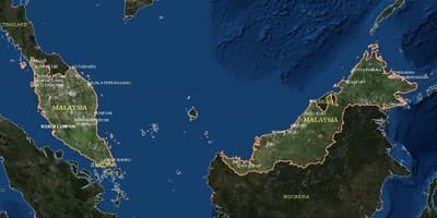 નકશો જીવંત નકશો મલેશિયા