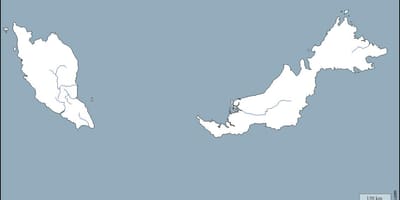 ખાલી નકશો મલેશિયા