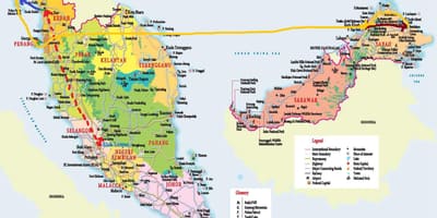 મલેશિયા નકશો એચડી