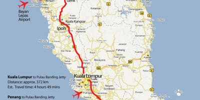 Ipoh મલેશિયા માં નકશો